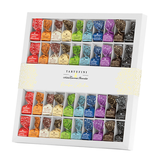 Tartufini dolci assortiert Regenbogenkollektion gross